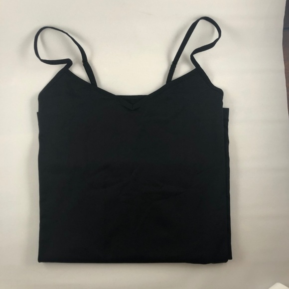 Free People Black Bodycon Seamless Slip NWOT - Picture 3 of 6